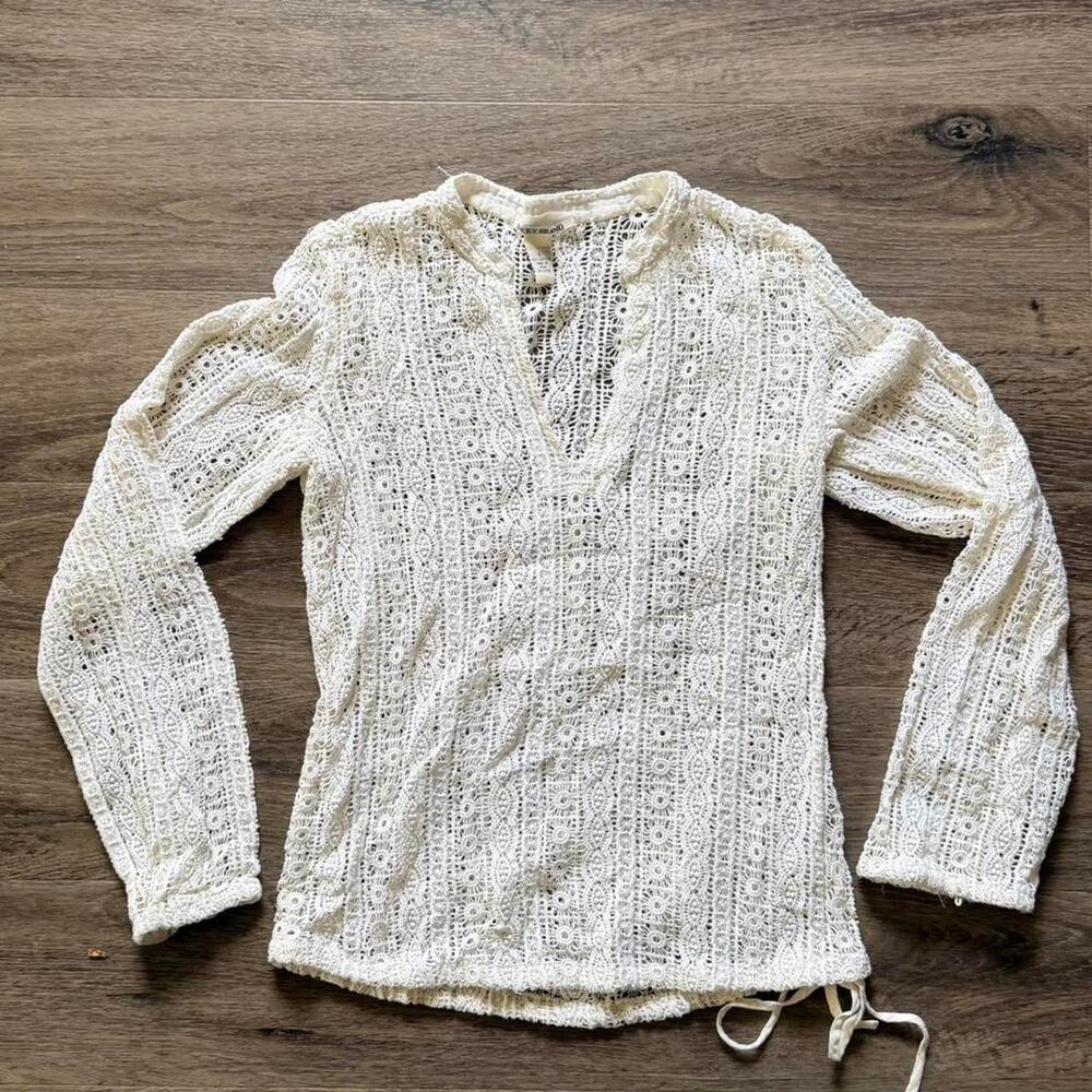 Lucky brand off white lace long